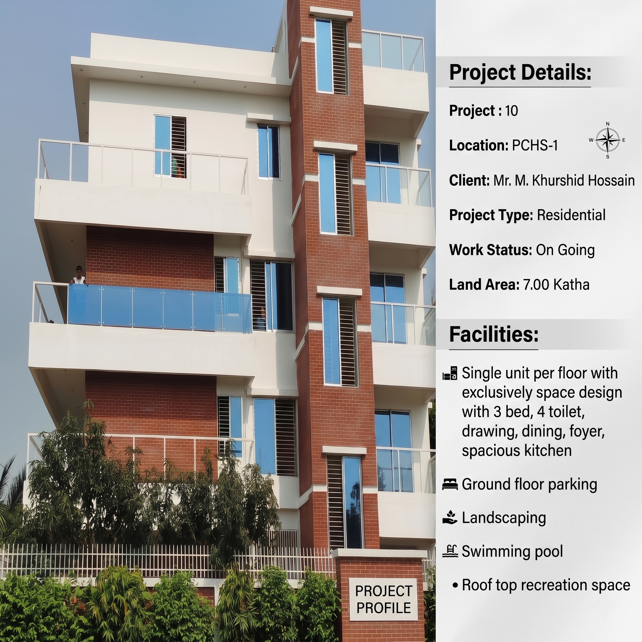 Project Kappa exterior facade and elevation view
