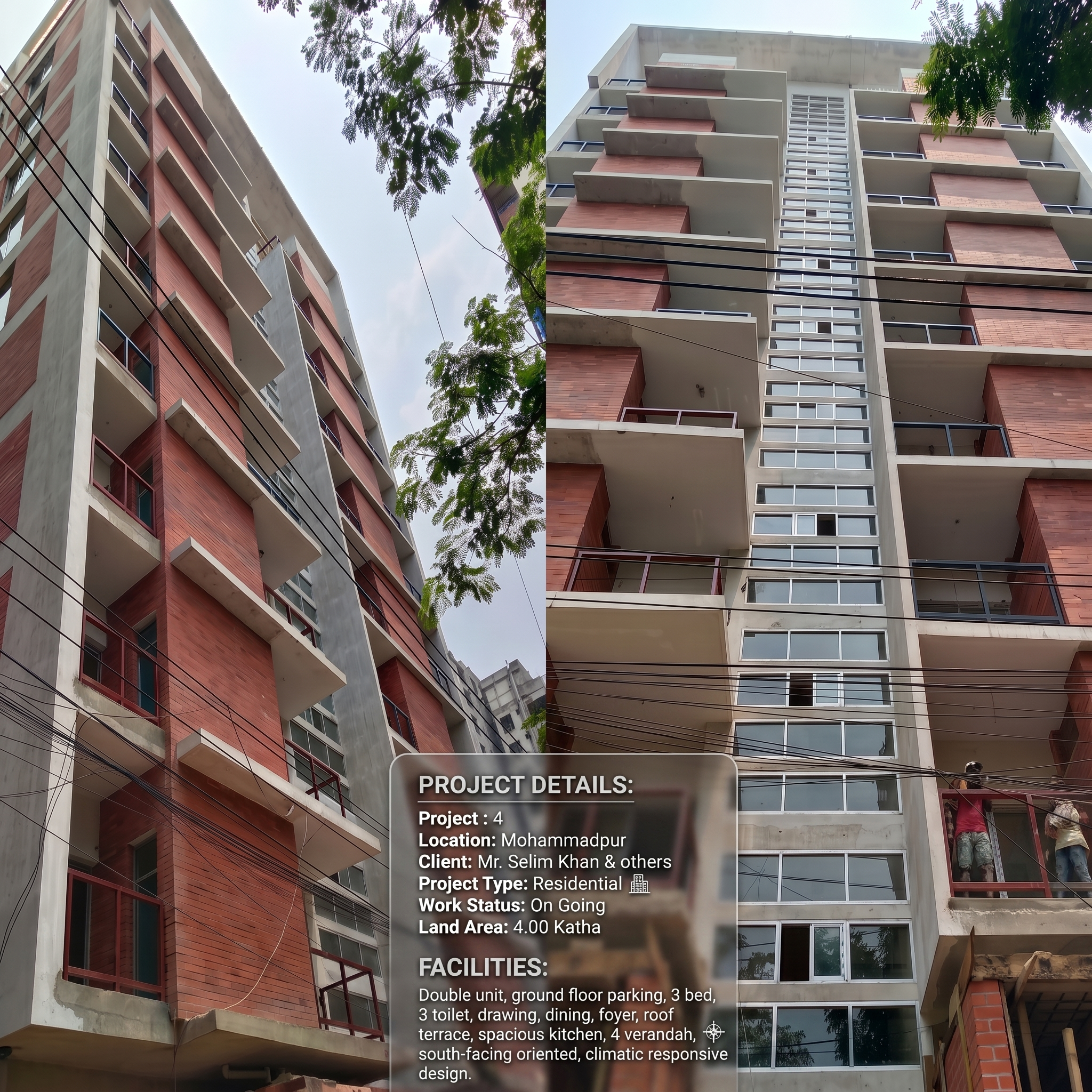 Project Delta building progress and elevation work